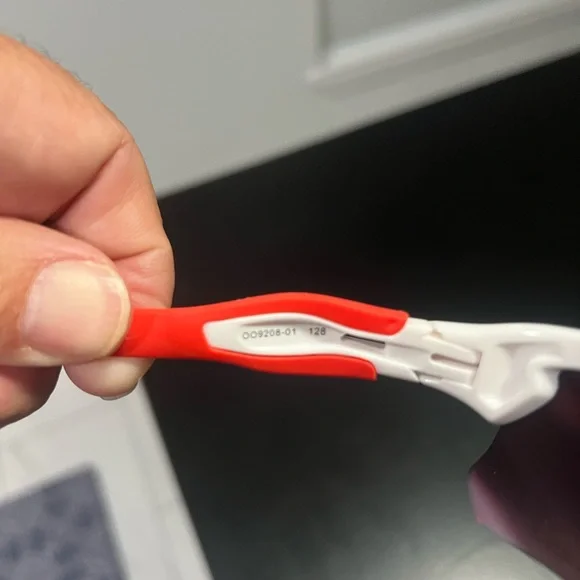 Oakley Red and White Sports Sunglasses; buy one for $50 or both for $90 - Picture 3 of 4